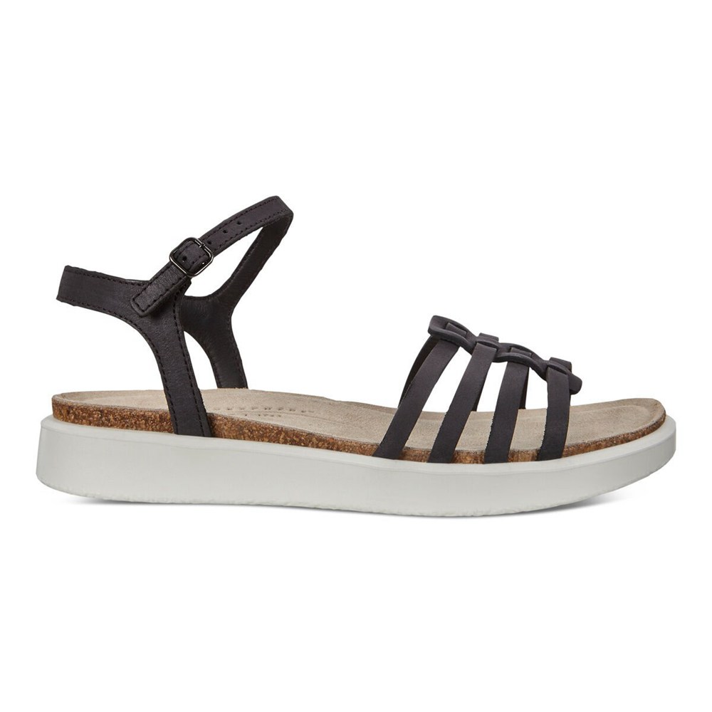 Sandalias Mujer - ECCO Corksphere Strappy - Negros - PFA748965